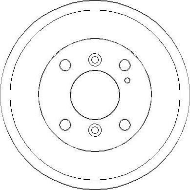 National NDR350 - Гальмівний барабан autocars.com.ua