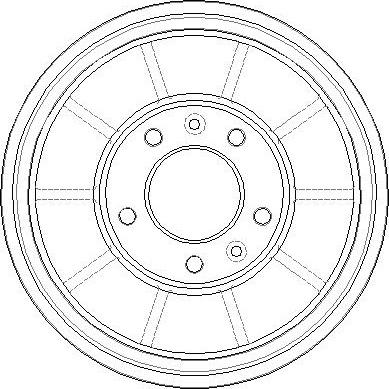 NATIONAL NDR362 - Тормозной барабан avtokuzovplus.com.ua
