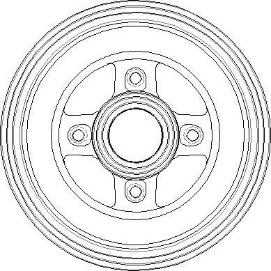 National NDR376 - Гальмівний барабан autocars.com.ua