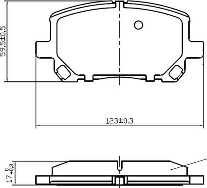 National NP2981 - Тормозные колодки, дисковые, комплект avtokuzovplus.com.ua