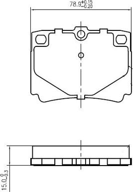 National NP2988 - Тормозные колодки, дисковые, комплект autodnr.net