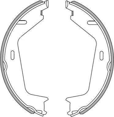 National NS4017 - Комплект тормозных колодок, барабанные autodnr.net