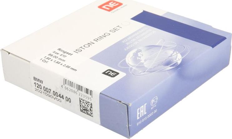 NE 120007004400 - Комплект поршневих кілець autocars.com.ua