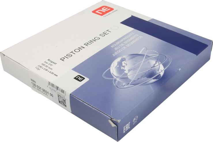 NE 120031003100 - Комплект поршневих кілець autocars.com.ua