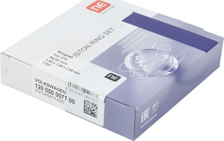 NE 120050007700 - Комплект поршневих кілець autocars.com.ua