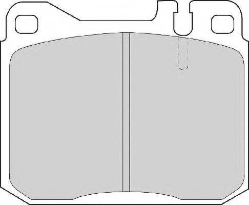 Mercedes-Benz N0024204320 - Тормозные колодки, дисковые, комплект avtokuzovplus.com.ua