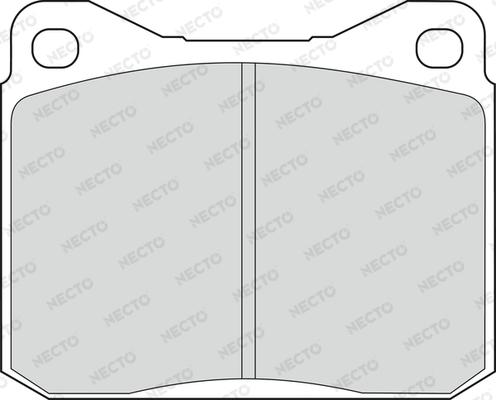 Necto FD4141V - Гальмівні колодки, дискові гальма autocars.com.ua