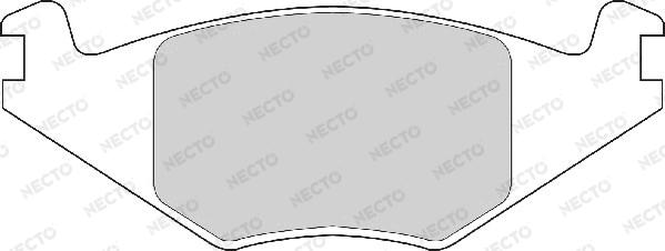 Necto FD4150A - Гальмівні колодки, дискові гальма autocars.com.ua