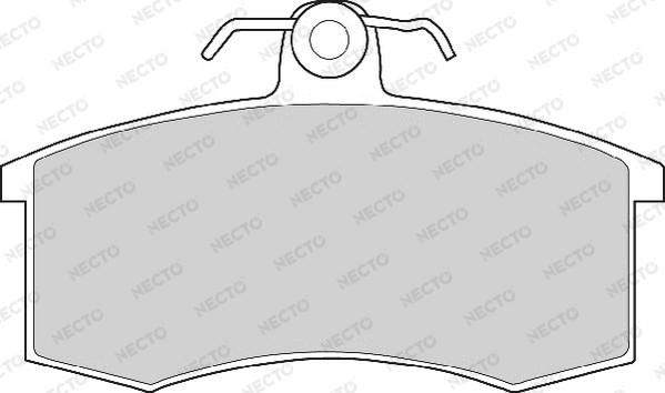 Necto FD6216A - Тормозные колодки, дисковые, комплект autodnr.net