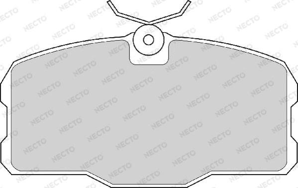 Necto FD6226A - Тормозные колодки, дисковые, комплект autodnr.net