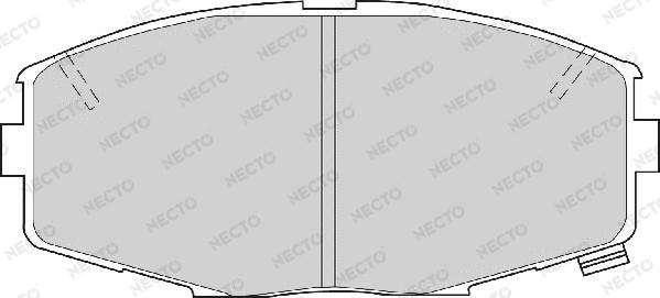 Necto FD6289A - Гальмівні колодки, дискові гальма autocars.com.ua