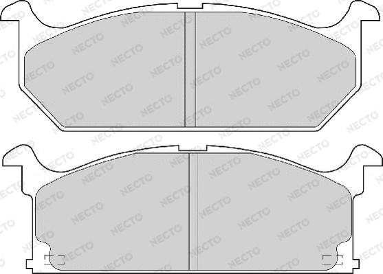 Necto FD6291A - Гальмівні колодки, дискові гальма autocars.com.ua