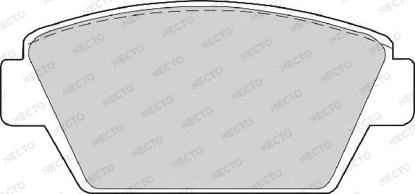 Necto FD6352A - Гальмівні колодки, дискові гальма autocars.com.ua