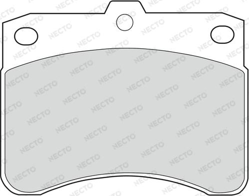 Necto FD6355V - Гальмівні колодки, дискові гальма autocars.com.ua