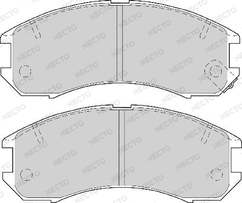 Necto FD6357A - Гальмівні колодки, дискові гальма autocars.com.ua