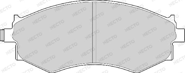 Necto FD6358A - Гальмівні колодки, дискові гальма autocars.com.ua