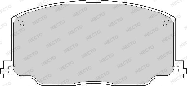 Necto FD6459A - Гальмівні колодки, дискові гальма autocars.com.ua