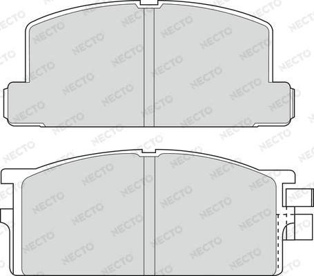 Necto FD6530V - Гальмівні колодки, дискові гальма autocars.com.ua