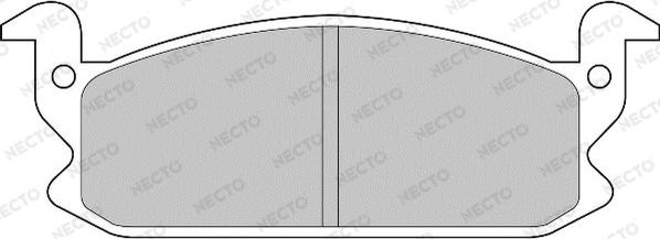 Necto FD6555A - Гальмівні колодки, дискові гальма autocars.com.ua