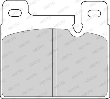 Necto FD6557A - Гальмівні колодки, дискові гальма autocars.com.ua