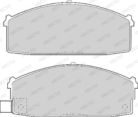 Necto FD6569A - Гальмівні колодки, дискові гальма autocars.com.ua