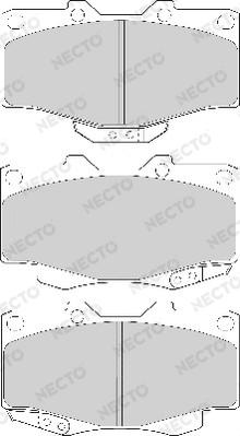 Necto FD6579A - Гальмівні колодки, дискові гальма autocars.com.ua