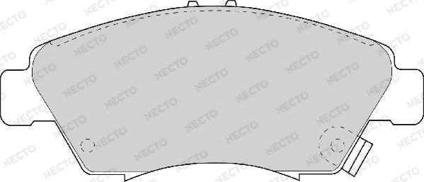 Necto FD6580A - Гальмівні колодки, дискові гальма autocars.com.ua