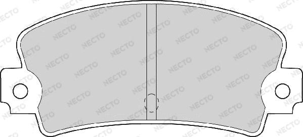 Necto FD659A - Гальмівні колодки, дискові гальма autocars.com.ua