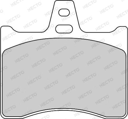 Necto FD6646A - Гальмівні колодки, дискові гальма autocars.com.ua