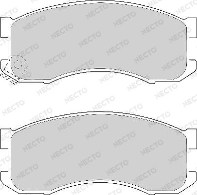 Necto FD6660A - Гальмівні колодки, дискові гальма autocars.com.ua