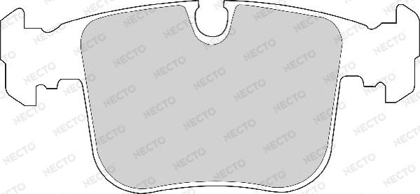 Necto FD6671A - Гальмівні колодки, дискові гальма autocars.com.ua