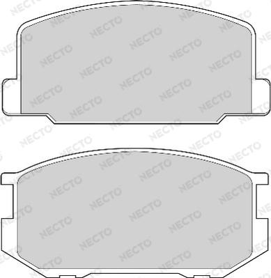 Necto FD6703A - Гальмівні колодки, дискові гальма autocars.com.ua