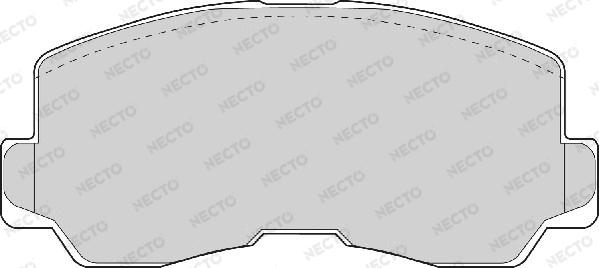 Necto FD6704A - Гальмівні колодки, дискові гальма autocars.com.ua
