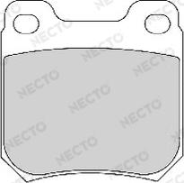 Necto FD6715A - Гальмівні колодки, дискові гальма autocars.com.ua