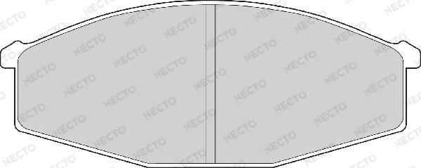 Necto FD6718A - Гальмівні колодки, дискові гальма autocars.com.ua