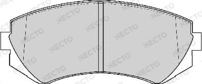 Necto FD6769A - Гальмівні колодки, дискові гальма autocars.com.ua