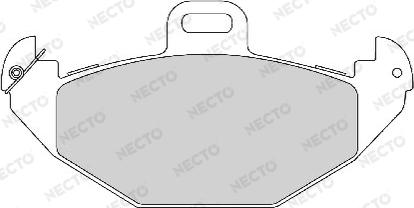 Necto FD6776A - Гальмівні колодки, дискові гальма autocars.com.ua