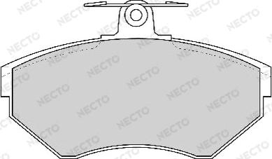 Necto FD6778A - Гальмівні колодки, дискові гальма autocars.com.ua