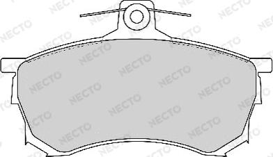 Necto FD6798A - Гальмівні колодки, дискові гальма autocars.com.ua