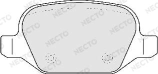Necto FD6811A - Гальмівні колодки, дискові гальма autocars.com.ua