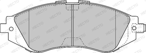 Necto FD6819A - Гальмівні колодки, дискові гальма autocars.com.ua