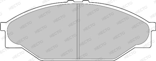 Necto FD6823A - Гальмівні колодки, дискові гальма autocars.com.ua
