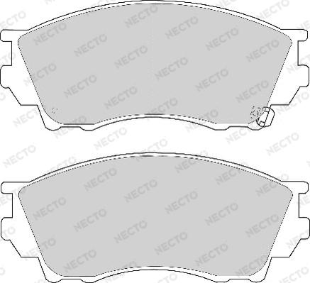 Necto FD6829A - Гальмівні колодки, дискові гальма autocars.com.ua