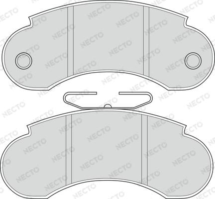 Necto FD685V - Гальмівні колодки, дискові гальма autocars.com.ua