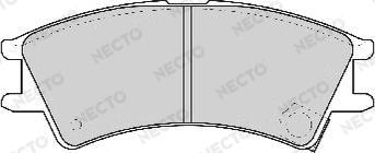 Necto FD6867A - Гальмівні колодки, дискові гальма autocars.com.ua