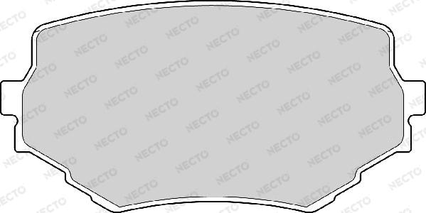 Necto FD6971A - Гальмівні колодки, дискові гальма autocars.com.ua