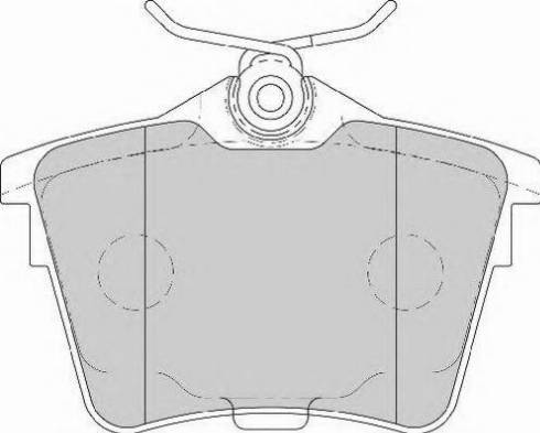 Necto FD7106N - Гальмівні колодки, дискові гальма autocars.com.ua