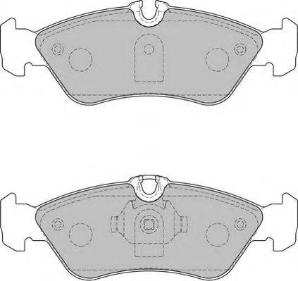 Necto FD7233N - Гальмівні колодки, дискові гальма autocars.com.ua