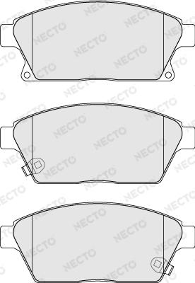 Necto FD7456A - Гальмівні колодки, дискові гальма autocars.com.ua