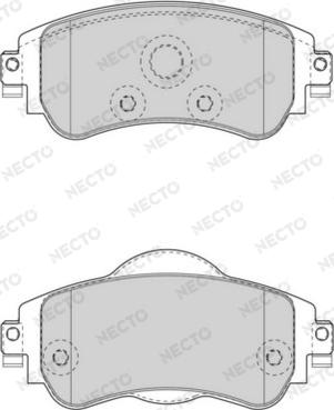 Necto FD7501A - Гальмівні колодки, дискові гальма autocars.com.ua